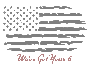 US Flag Patterned - We've Goy Your 6