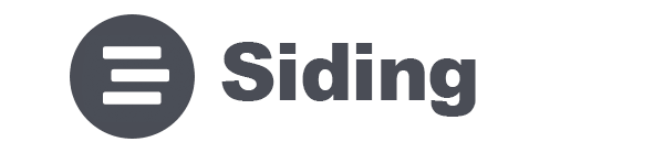 Title "Siding" with an icon