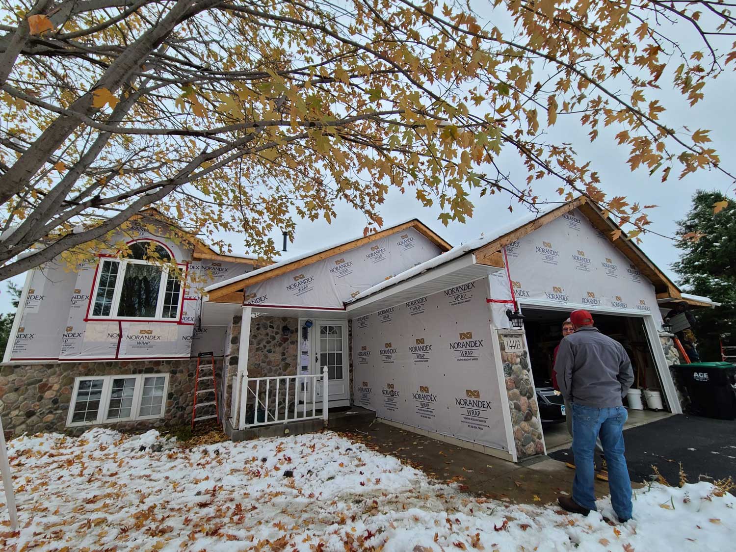 Andover MN House before exterior restoration