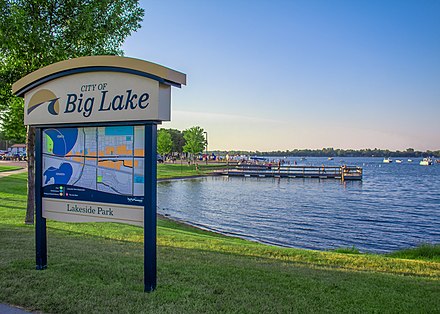 City of Big Lake Welcome Sign